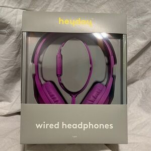 Heyday Vibrant Purple Wired Headphones